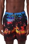 BUGATCHI COSMO SWIM TRUNKS