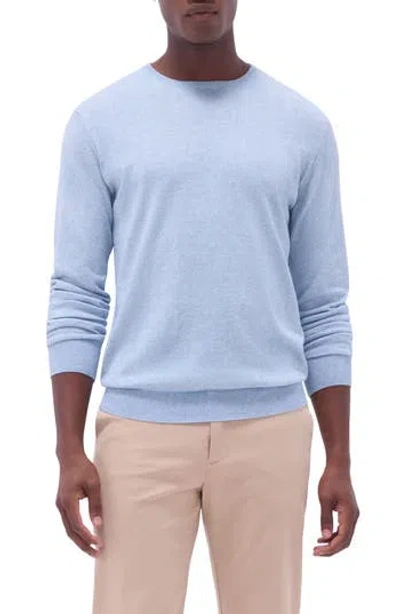 Bugatchi Cotton & Cashmere Crewneck Sweater In Multi