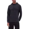 Bugatchi Cotton & Modal Blend Pullover Hoodie In Black