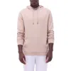 Bugatchi Solid Pullover Hoodie In Sand
