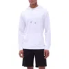 Bugatchi Cotton & Modal Blend Pullover Hoodie In White