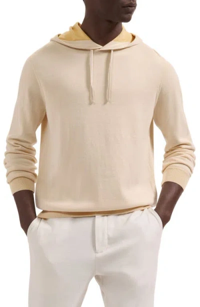Bugatchi Cotton Hoodie Sweater In Neutral
