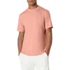 Bugatchi Crewneck Performance T-shirt In Pink