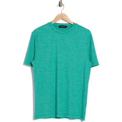 Bugatchi Crewneck Performance T-shirt In Green