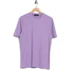 Bugatchi Crewneck Performance T-shirt In Purple