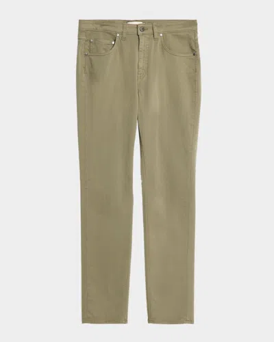 Bugatchi Denim Tapered Jeans In Green