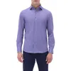 Bugatchi Devon Medallion Print Ooohcotton® Button-up Shirt In Lilac