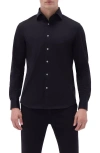 Bugatchi Devon Ooohcotton® Button-up Shirt In Black