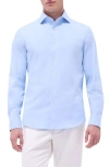 Bugatchi Devon Ooohcotton® Button-up Shirt In Blue