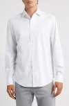 Bugatchi Devon Ooohcotton® Button-up Shirt In White