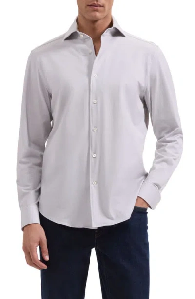 Bugatchi Devon Ooohcotton® Button-up Shirt In Neutral