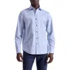 Bugatchi Devon Ooohcotton® Floral Button-up Shirt In Blue
