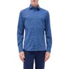 Bugatchi Devon Ooohcotton® Floral Button-up Shirt In Indigo