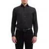 Bugatchi Devon Ooohcotton® Micro Dot Print Button-up Shirt In Black