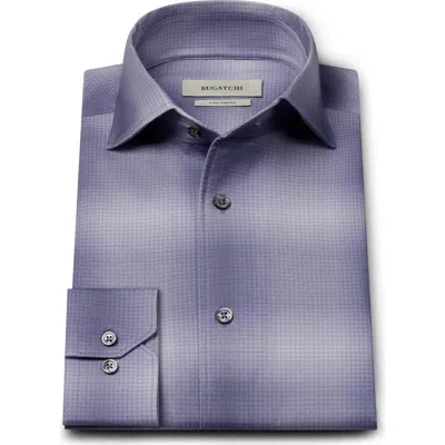 Bugatchi Devon Ooohcotton® Print Button-up Shirt In Purple