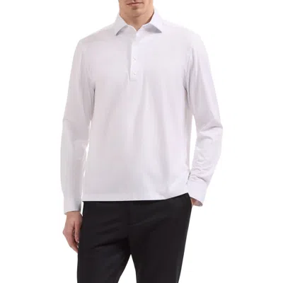 Bugatchi Devon Ooohcotton® Solid Button-up Shirt In White