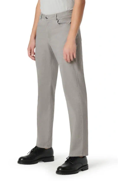 Bugatchi Five-pocket Straight Leg Trousers In Cement