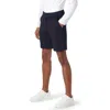 Bugatchi Flat Front Knit Shorts In Navy