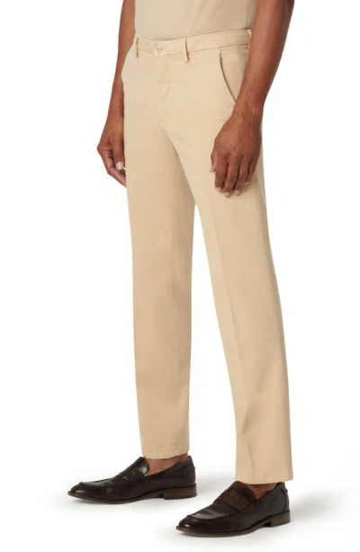 Bugatchi Flat Front Stretch Chinos In Neutral