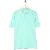 Bugatchi Floral Cotton & Linen Jacquard Polo In Mint