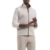Bugatchi Full Zip Knit Vest In Neutral