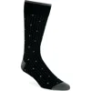Bugatchi Geo Pattern Mercerized Cotton Blend Dress Socks In Multi