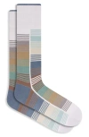 Bugatchi Geo Pattern Mercerized Cotton Blend Dress Socks In Multi