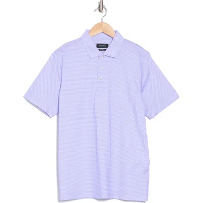 Bugatchi Geo Print Polo In Lilac
