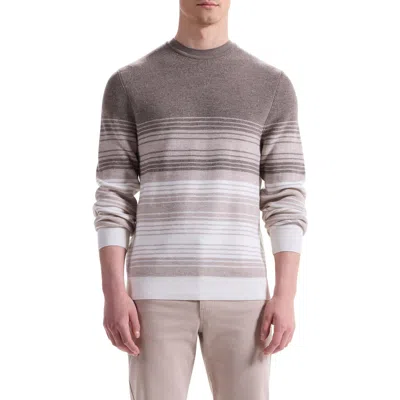 Bugatchi Gradient Stripe Merino Wool Sweater In Multi