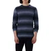 Bugatchi Gradient Stripe Sweater In Blue