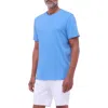 Bugatchi Hank Solid Pima Cotton T-shirt In Blue