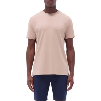 Bugatchi Hank Solid Pima Cotton T-shirt In Neutral