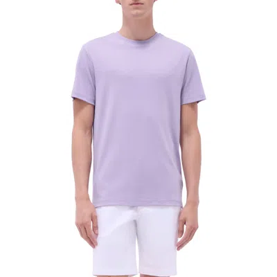 Bugatchi Hank Solid Pima Cotton T-shirt In Purple
