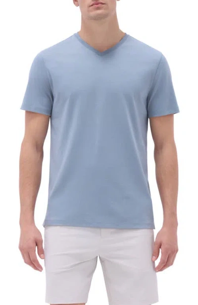 Bugatchi Holden Pima Cotton T-shirt In Blue