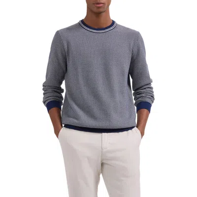 Bugatchi Jacquard Knit Sweater In Gray