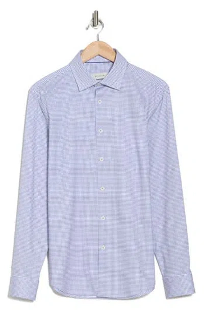 Bugatchi James Long Sleeve Stretch Cotton Button-up Shirt In Air Blue