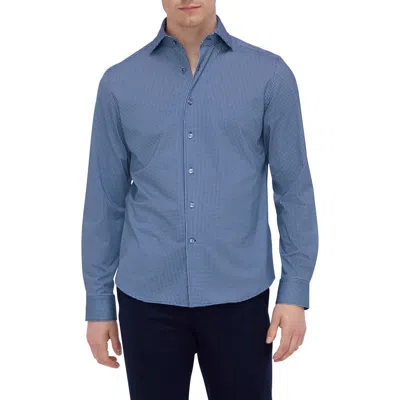 Bugatchi James Ooohcotton® Button-up Shirt In Midnight