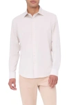 Bugatchi Men's Ooohcotton James Micro-stripe Sport Shirt In Stone