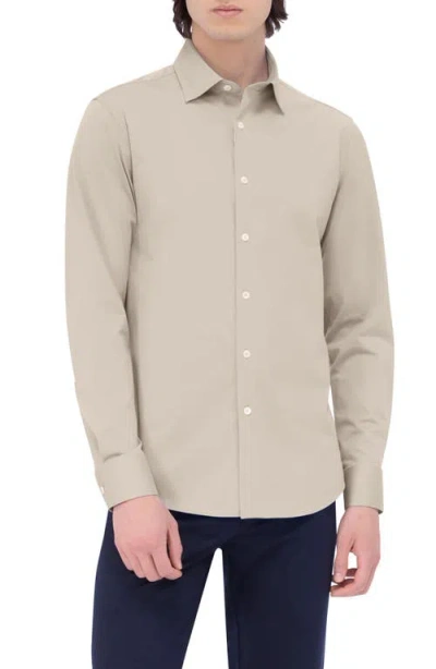 Bugatchi James Ooohcotton® Button-up Shirt In Stone