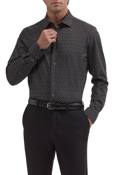 Bugatchi James Ooohcotton® Button-up Shirt In Black