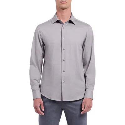 Bugatchi James Ooohcotton® Button-up Shirt In Cement
