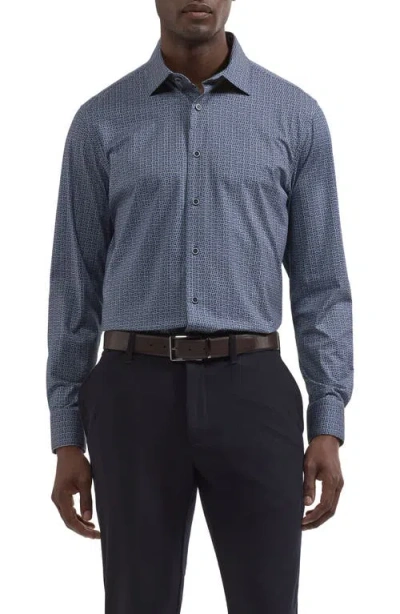 Bugatchi James Ooohcotton® Button-up Shirt In Blue