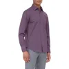 Bugatchi James Ooohcotton® Dot Button-up Shirt In Ruby