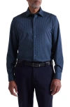 Bugatchi James Ooohcotton® Floral Button-up Shirt In Blue