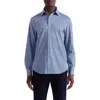 Bugatchi James Ooohcotton® Floral Button-up Shirt In Blue