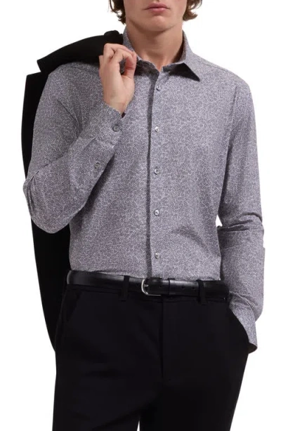 Bugatchi James Ooohcotton® Floral Print Button-up Shirt In Multi