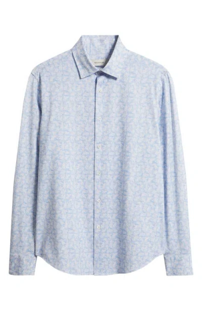 Bugatchi James Ooohcotton® Floral Print Button-up Shirt In Multi