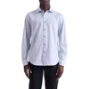 Bugatchi James Ooohcotton® Leaf Print Button-up Shirt In White