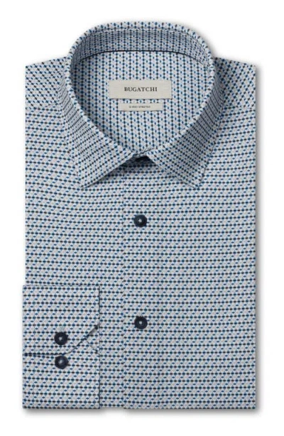 Bugatchi James Ooohcotton Long Sleeve Button Up Shirt In Blue