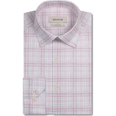 Bugatchi James Ooohcotton® Plaid Button-up Shirt In White